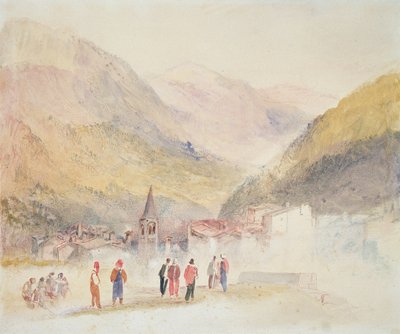 Pre St Didier, 1836 door Joseph Mallord William Turner